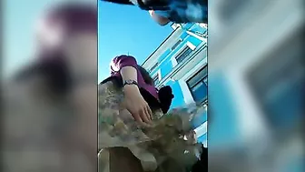 Candid Upskirt Video Of A Scorching Hot Pussy, Voyeuristic Delight