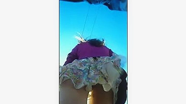 Candid Upskirt Video Of A Scorching Hot Pussy, Voyeuristic Delight