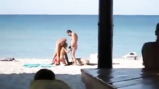 Shocking! X-Rated Couple Exposed In Public With Explicit Beach Sex!