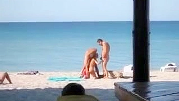 Shocking! X-Rated Couple Exposed In Public With Explicit Beach Sex!