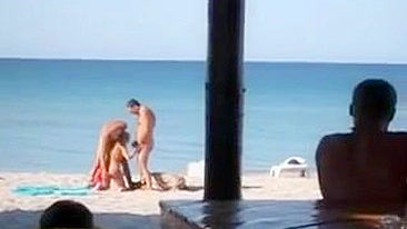 Shocking! X-Rated Couple Exposed In Public With Explicit Beach Sex!