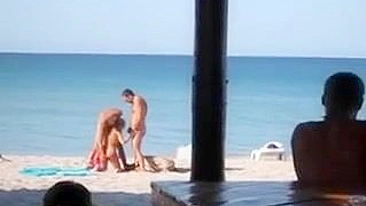 Shocking! X-Rated Couple Exposed In Public With Explicit Beach Sex!