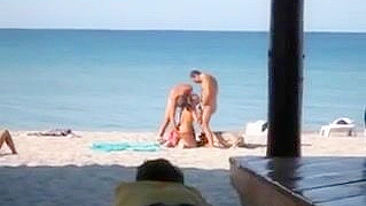 Shocking! X-Rated Couple Exposed In Public With Explicit Beach Sex!