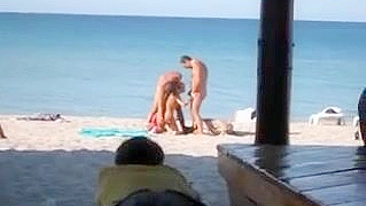 Shocking! X-Rated Couple Exposed In Public With Explicit Beach Sex!