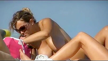 Shocking! Naughty Voyeur Filming Busty Beach Babe, Zoo-Zoo-Zoo-Zoo!