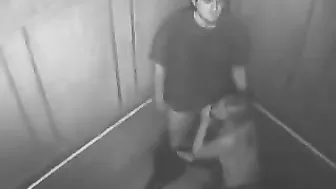 Security Camera Caught Rad Exhibitionist Couple Porking In Elevator