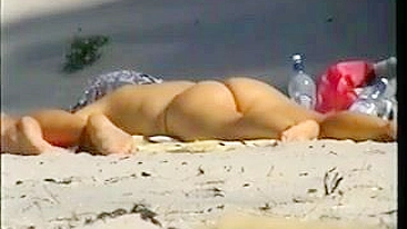 Peeping Tom At The Beach Salivates At Hot Topless Women