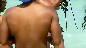 Miami Beach's Topless Woman Captured On Film