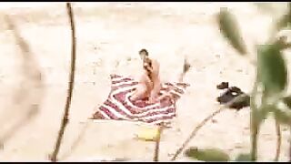 Sultry Beach Couple's Steamy Sexcaught On Kinky Voyeur Camera