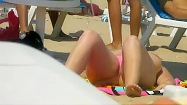 Voyeurism At The Beach: Topless Girls' Naughty Video Leaked
