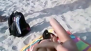 Mature, Nude, Amateur Swingers Engage In Steamy Sex On The Sandy Beach