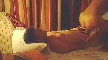 Hot And Steamy Clandestine Footage Of Lustful Young Woman Ravished In Bed