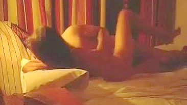 Hot And Steamy Clandestine Footage Of Lustful Young Woman Ravished In Bed