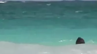 Sexy, Naked Woman On Voyeur Camera At Beach Filmed
