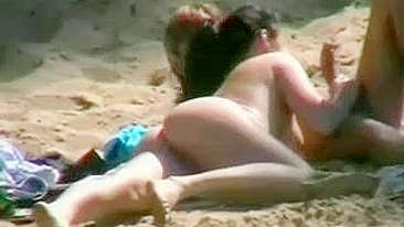 Naughty Beach Blowjob With Immoral French Phrases