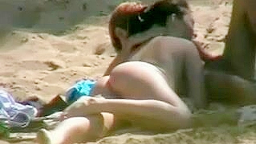 Naughty Beach Blowjob With Immoral French Phrases