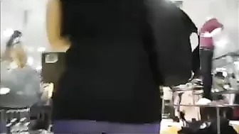Sexy Butt Caught In Candid Voyeur Camera At The Mall, Filmed In Yoga Pants