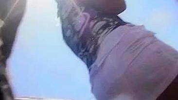Secret Candid Camera Video Hot Girls in Underskirts Spied