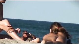 Enormous Boobs Nude Beach Sex Video!