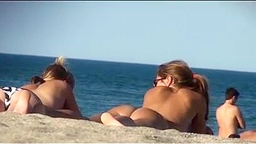 Enormous Boobs Nude Beach Sex Video!