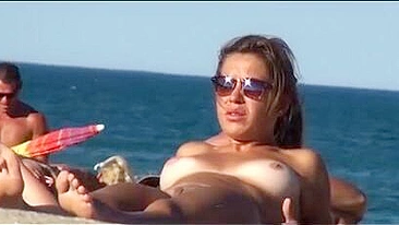 Enormous Boobs Nude Beach Sex Video!