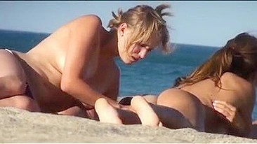 Enormous Boobs Nude Beach Sex Video!