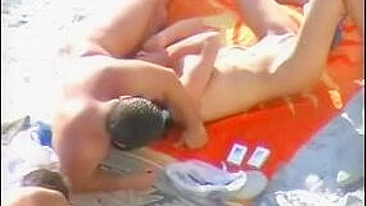 Fuck at the Beach Two Couples Filmed Voyeur
