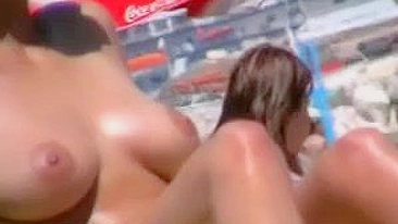 Watching Busty Beach Babes In Big Tits On The Beach Video!