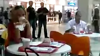 Hidden Camera Voyeur Films Sexy Woman in Tiny Panties at MC