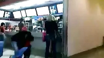 Hidden Camera Voyeur Films Sexy Woman in Tiny Panties at MC