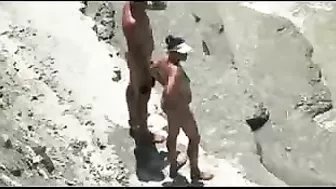 Sexy Couple Caught In Action By Beach Voyeur Camera