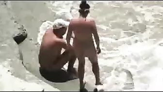 Sexy Couple Caught In Action By Beach Voyeur Camera