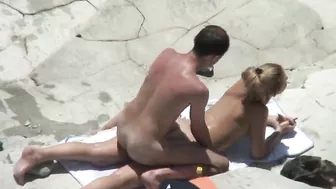 Purely Absurd! Super Hot Mom Spied Naked Sunbathing At The Beach
