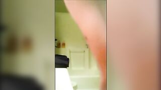 Sneaky Camera In The Shower Spies On Woman In Secret; Recorded Video