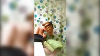 Sneaky Camera In The Shower Spies On Woman In Secret; Recorded Video