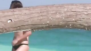 Sexy Topless Bathing Beauties On Nude Beach, Caught On Voyeur Cam!