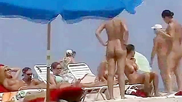 Sneaky Voyeur Captures Nude Beach Bodies On Video