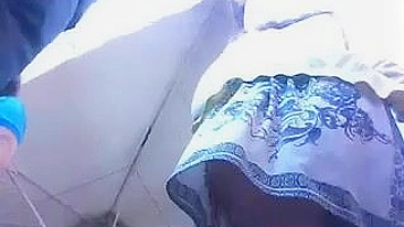 Hot, Sneaky Upskirt Video Of A Sexy, Spicy Latina Under Her Skirt