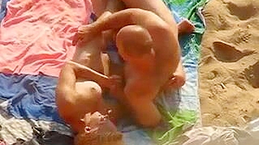 Hot Milf Spies On Nude Beach Fun, Obscene Treats Revealed!