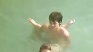 Secret Voyeur Beach Sex Video Couple Filmed Fucking in Water