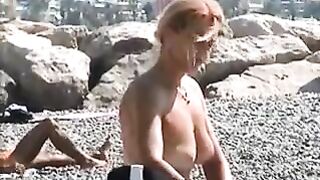 The French Riviera Beach, Topless-Filmed By Voyeur Cam, Is Divine