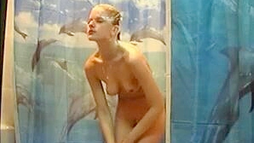 Hidden Cams Caught The Sexy Naked Chick Spying On Bath Time