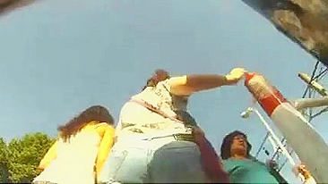 Hot Upskirt Video Of A Girl In Tight Jeans Shows Off Her Ass