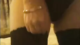 Hidden Camera In The Steamy Room Reveals Hot Scort's Cock