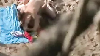 Nude Beach Voyeur Clip Amateur Couple Having Sex Spied on Cam