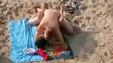 Nude Beach Voyeur Clip Amateur Couple Having Sex Spied on Cam