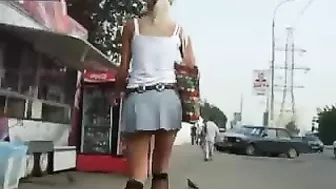 Sexy Cheerleader's Upskirt Tease Video, Oh My!