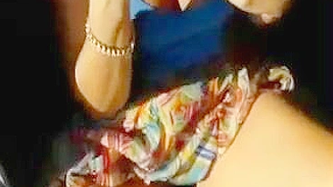 Sexy Exhibitionist Woman Blinks And Masturbates On A Lewd Video