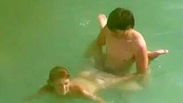 Obscene, Voyeuristic, Beach Sex Video Of A Couple Fucking In The Water