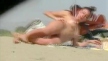 Hot Beach Video Nudisten Girls Gefilmd op Voyeur Video